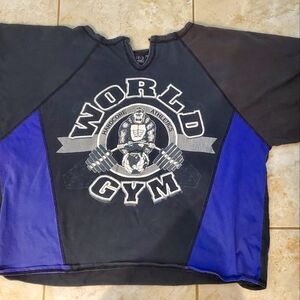 World Gym workout shirt